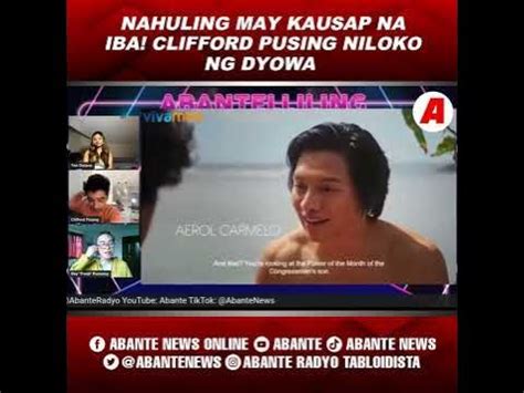 Clifford Pusing, nailang sa May.
